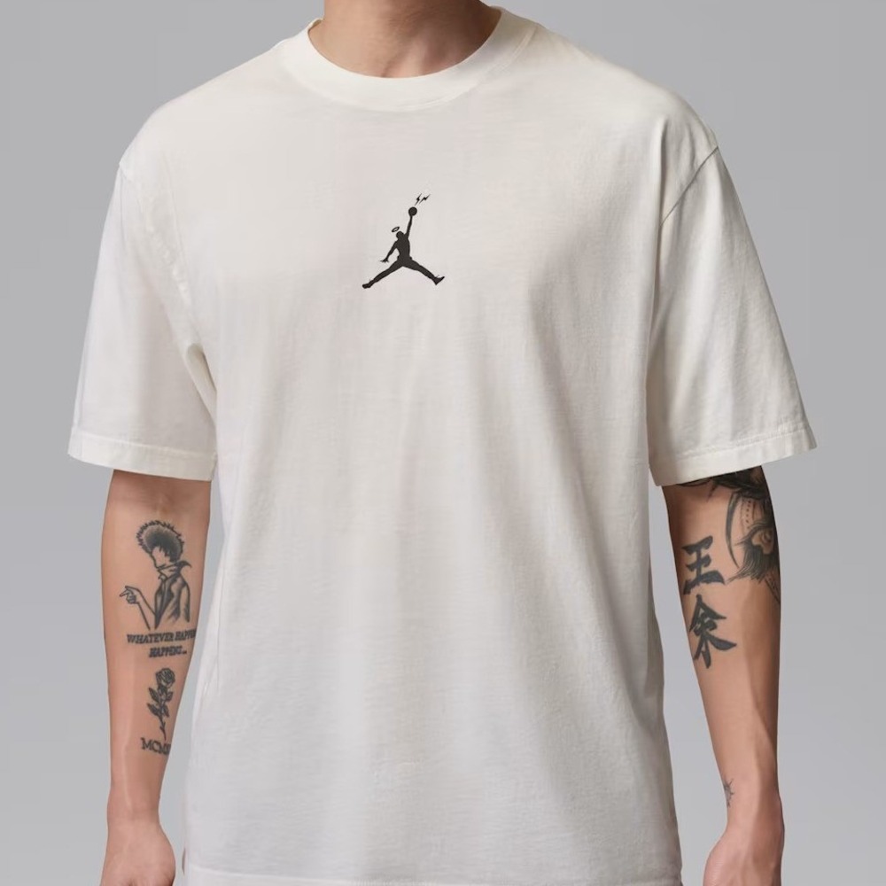 Air Jordan Anti-Gravity Machine Jumpman Logo White T-Shirt Size XXL